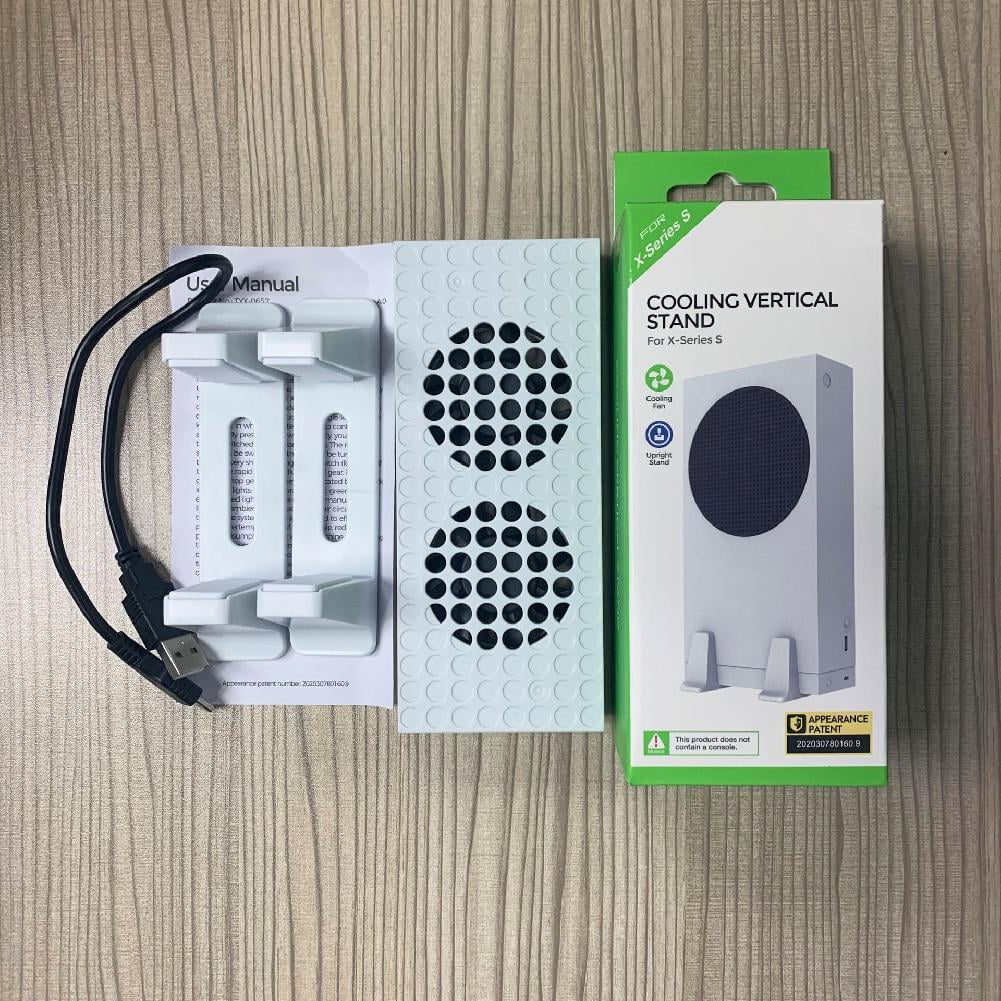 3.54 x Series 1.18 Vertical USB 3 3 1 Stand Console Xbox Functions S in Ports for External x Fans inches Speeds Holder 2 9.53 Cooler