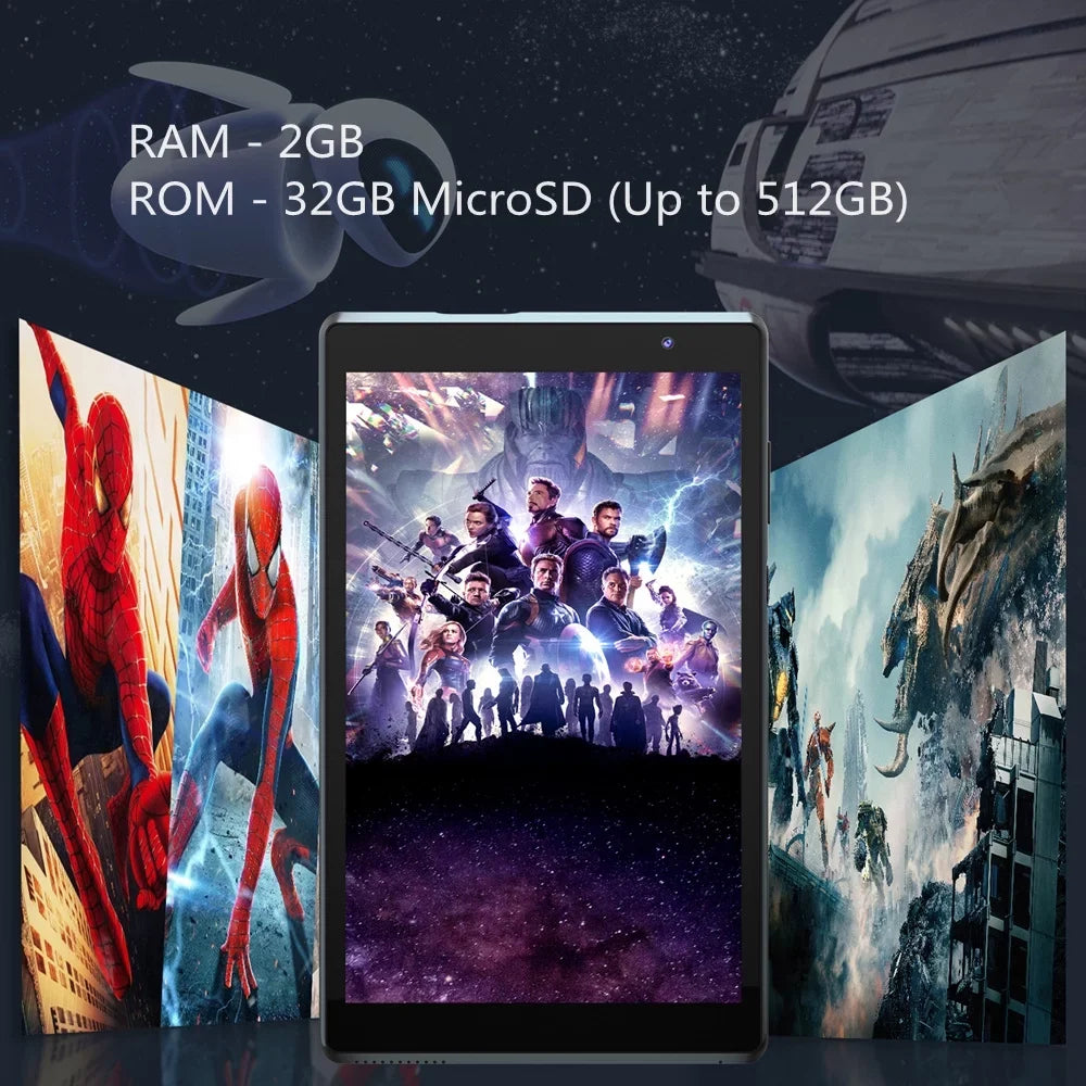 FM Wi-Fi, 11 inch Tablet, Black IPS Tablet PC Android Tablets Core Quad 8 Tablet, Screen, Camera, Bluetooth, 8.0 MP RAM2GB+ROM32GB GPS,