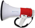 Microphone, Lightweight Detachable - Red Outdoor w/ Pro PA Portable Detachable Strap Bullhorn Speaker Professional Cheer Technical Siren, Voice And for Police 75-Watt leading Megaphone
