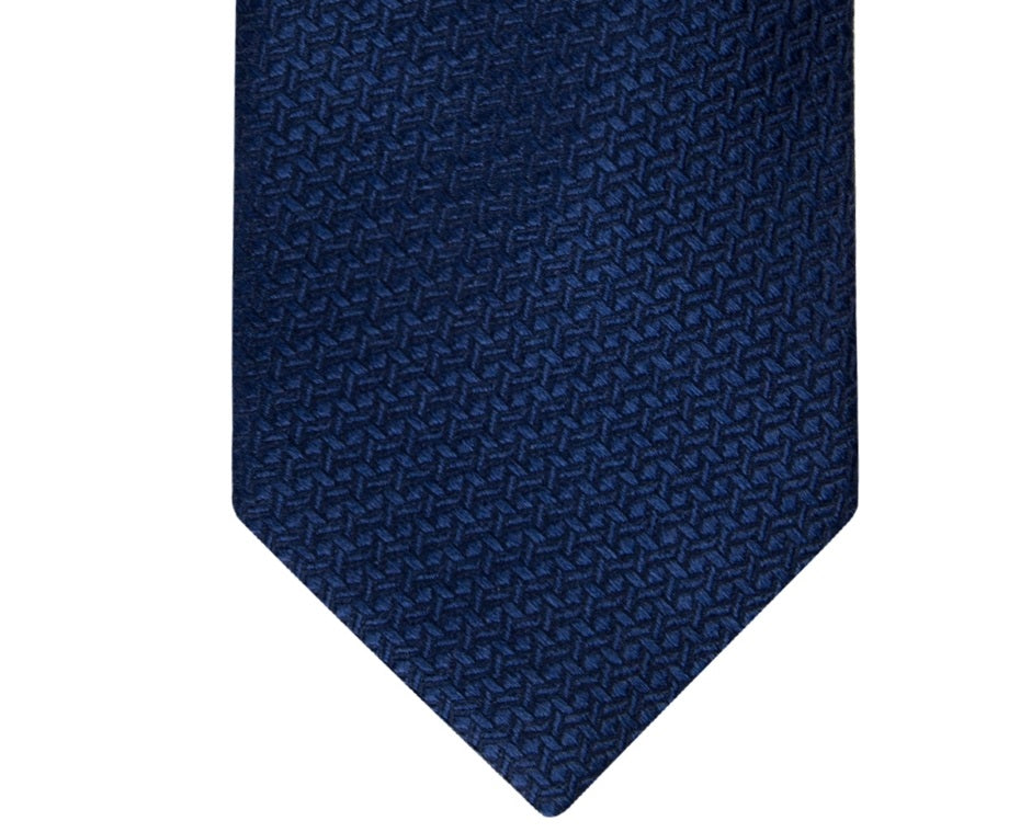 Classic Regular Hilfiger Size Tie Men's Tommy Geometric Blue