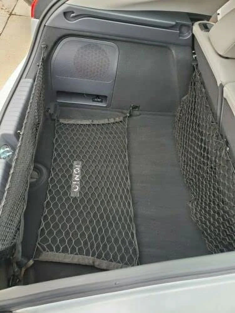 – IONIQ Nets Style Premium Trunk Cargo Organizer Elastic (Qty.3) Cargo Car for for – & Compatible IONIQ Nets – Mesh Trunk EA 2017-2019 Floor Hatchback Envelope Organizer 2 HYUNDAI EACCESSORIES HYUNDAI