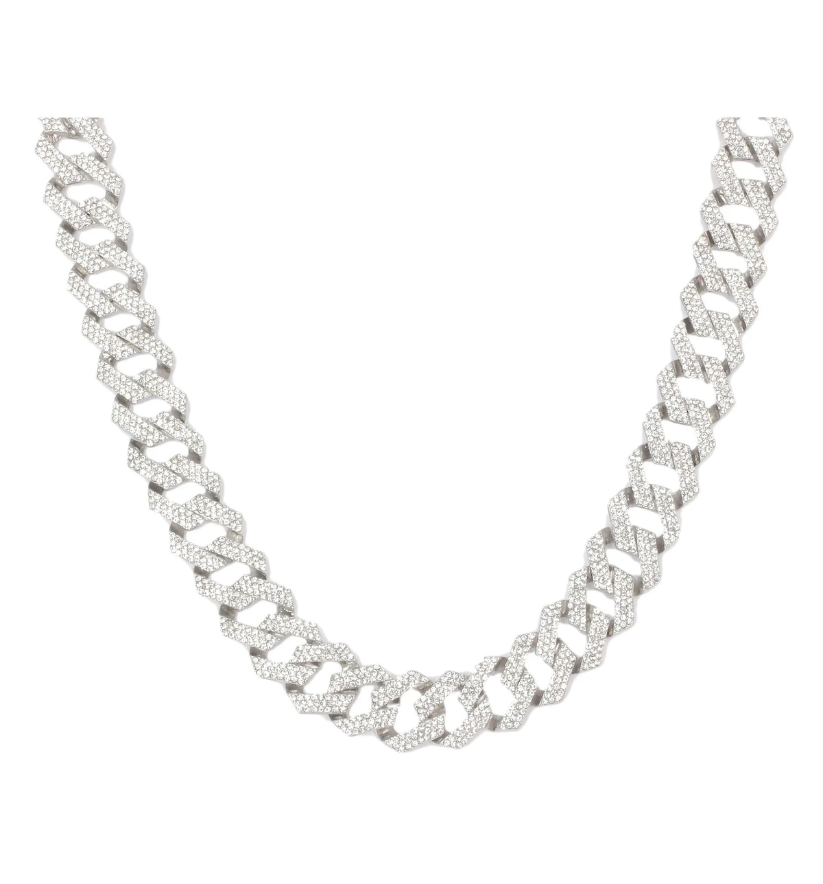 with Necklace with Matching on Zig Sets and Rolly Blinged ZZ Zag Charles Sets - Ice Trim Blast! Hop Out Necklace Hip Band Looks Out - Raymond Out Wristwatch Iced Bling'ed Silver