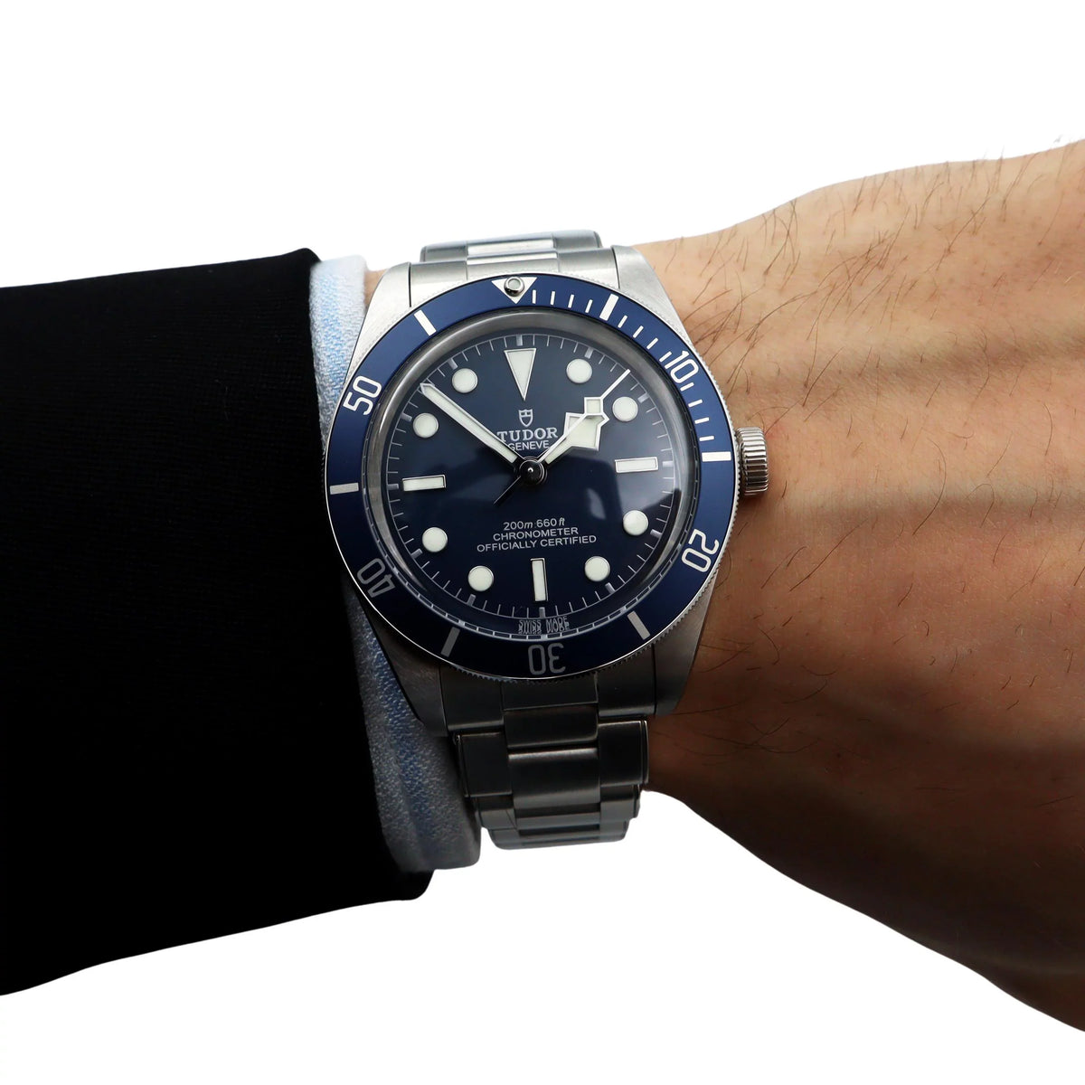 Steel Black M79030B-0001 Tudor Dial Mens Automatic Blue Bay Watch Fifty-Eight