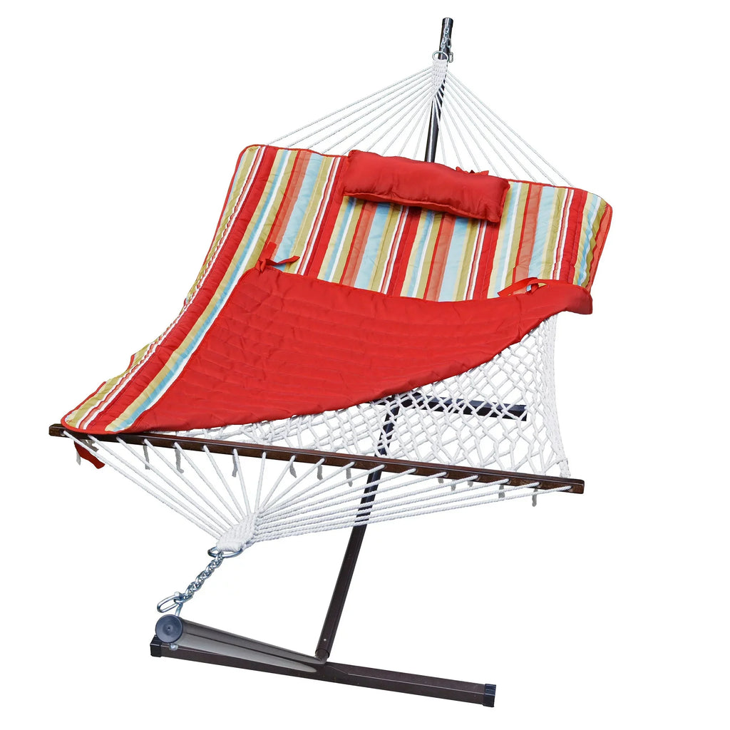 Striped with Comfort Collection Soft Frame Cotton Hamptons Hammock The 144"