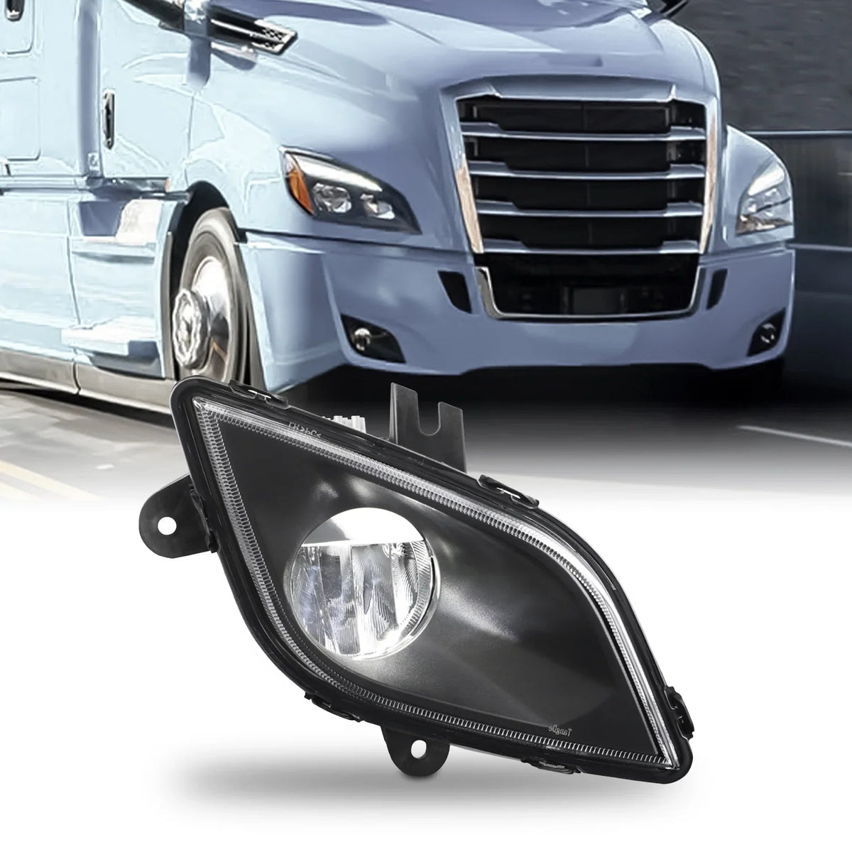 OE Lamp Freightliner - AKKON 2019 8 Fit Fog 2022 Truck Side Cascadia 2021 LED Passenger 126 Light Class Black 2018 2023 Style 2020