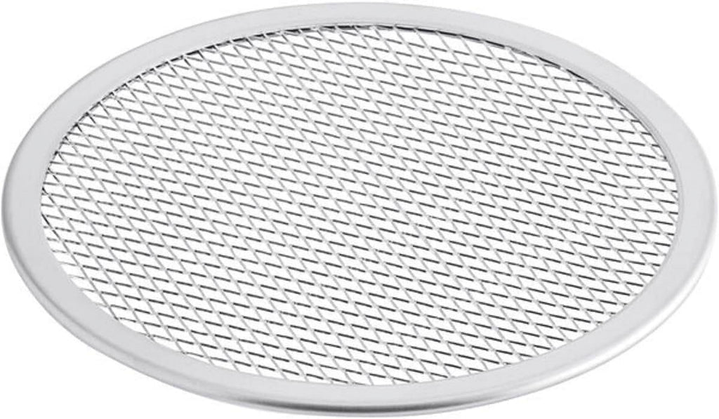 Baking Restaurants Baking Home Screen 2 Pizza 19” for & Round Pan Pizza TrueCraftware- Rim- Seamless Aluminum Tray Kitchen of Bakeware Set Round Pizzeria Screen Tray Pizza