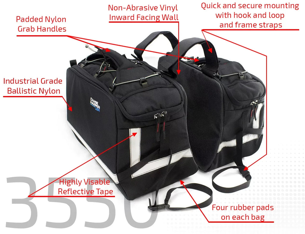 Insert, Side) on Bags Chase Inward Saddle Facing 3550 Wall, Industrial Anti-Scratch II 10.5" Water-Resistant, Ballistic H L Vinyl W w/Thermoplastic - Aeropac 14" Harper (Per x Grade x USA 9" Nylon
