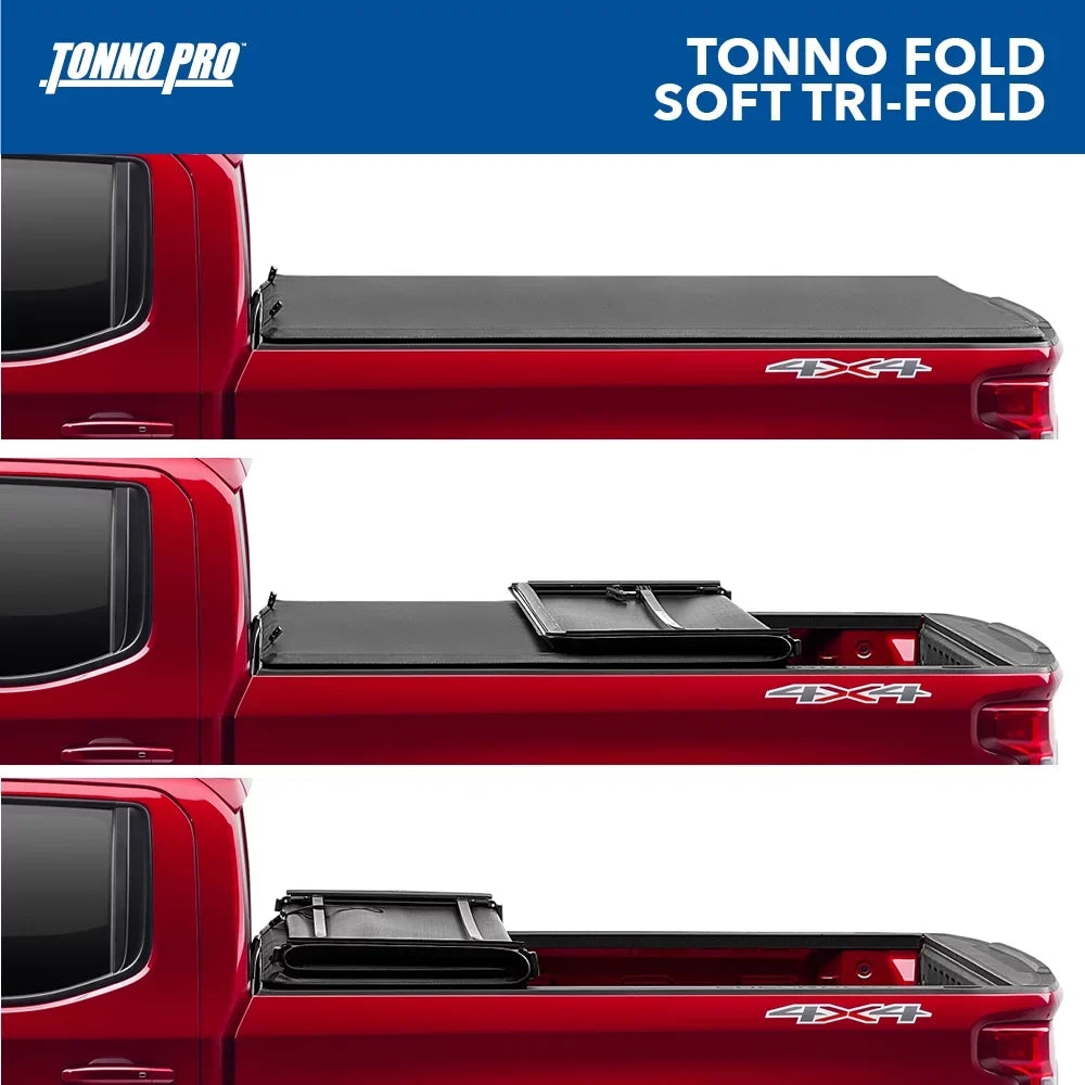 Soft Truck Honda | (60") Pro Bed 2015 Tonneau 42-600 Bed 5' - 2006 Ridgeline Fold, Tonno Cover | Folding Tonno Fits