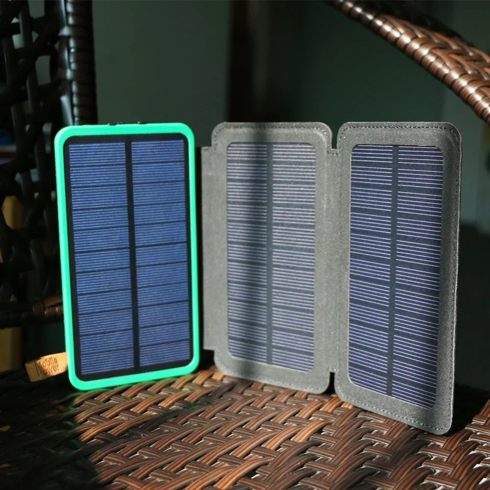 Phone Bank 500000mAh Tablets Charger For External Solar Cell Panel Power Battery