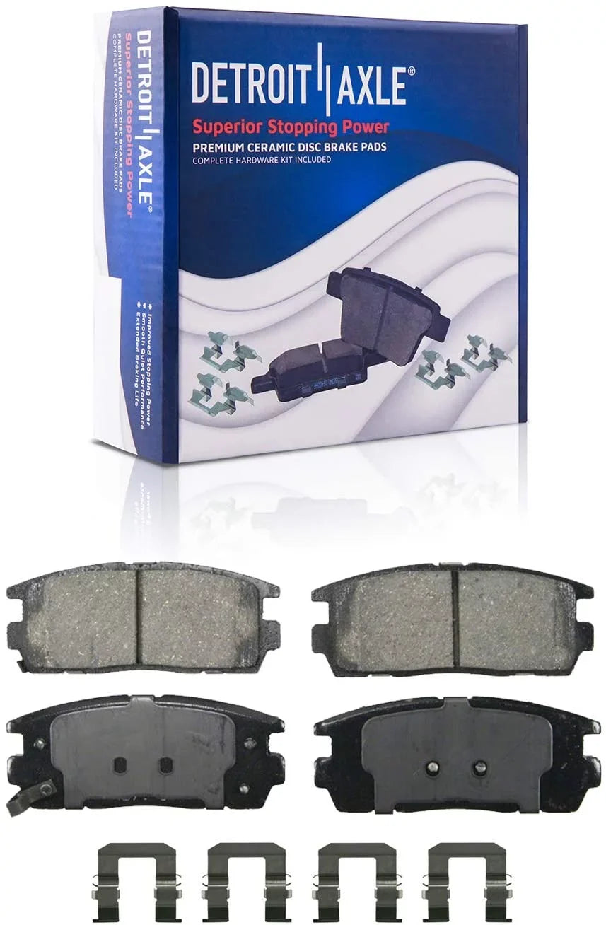 Suzuki Front Fits VUE Torrent XL-7, Rear Detroit 4 Vue select: Pontiac Brake and Brake for Equinox Sport Axle Ceramic Replacement Saturn Pads Pads Captiva XE Chevrolet SATURN - 2008-2009