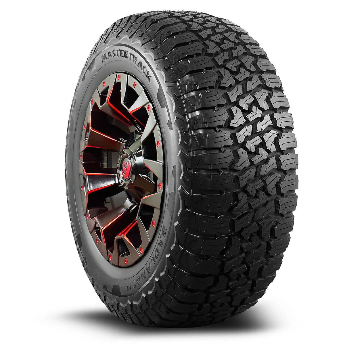 124S BADLANDS Ply Light AT Mastertrack 10 E SUV Tire LT265/70R18 Terrain 265/70/18(Tire Truck Only) All