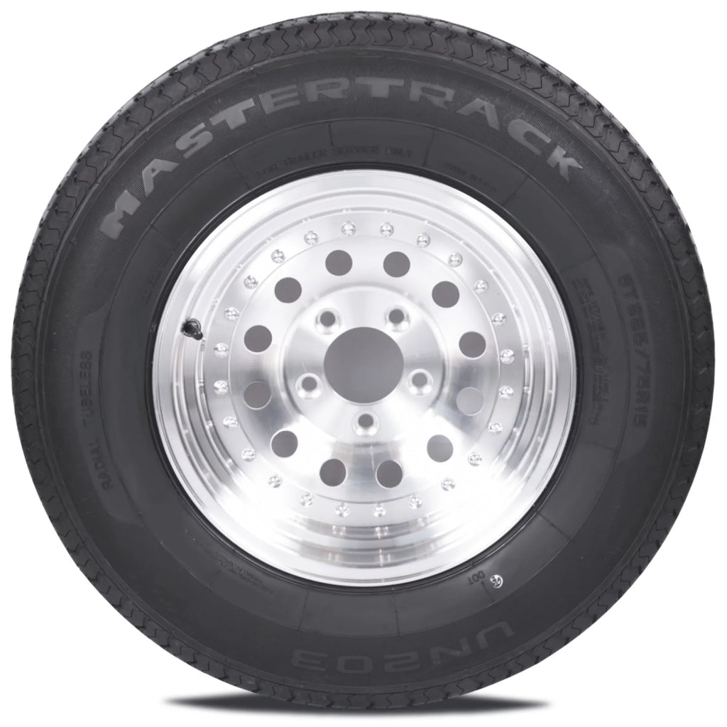 Trailer 105M 8 Tire 205/75/14 Load Range UN203 Ply Mastertrack D (Tire ST205/75R14 205/75R14 Radial ST Only) -