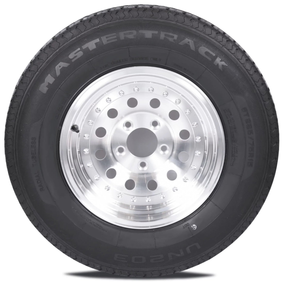 Trailer 105M 8 Tire 205/75/14 Load Range UN203 Ply Mastertrack D (Tire ST205/75R14 205/75R14 Radial ST Only) -