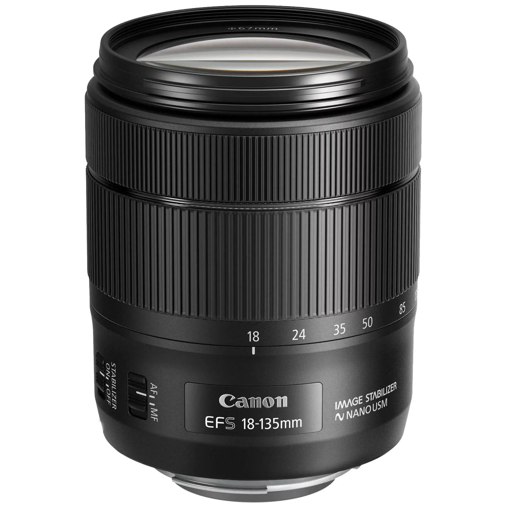 18-135mm Memory Bundle Lens Accessory DSLR 90D Canon Camera 64GB Card ZeeTech + with USM SanDisk EOS + IS