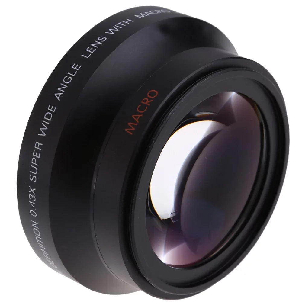 Lens and 0.43×SuPer Wide for Japan With Angle T5i Rebel T3i Macro OWSOO 18-135mm T4i Digital 70-300VR 17-85mm 67mm Definition High 18-105 Nikon Optics