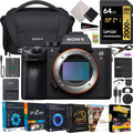 Body ILCE-7RM3A/B + Sony Mirrorless Video Camera Version 2000X 64GB Gear New LCSU21 Case Card, Deco Sony Frame + Kit Memory Lexar Bundle a7R Accessories Photo Software with III Full