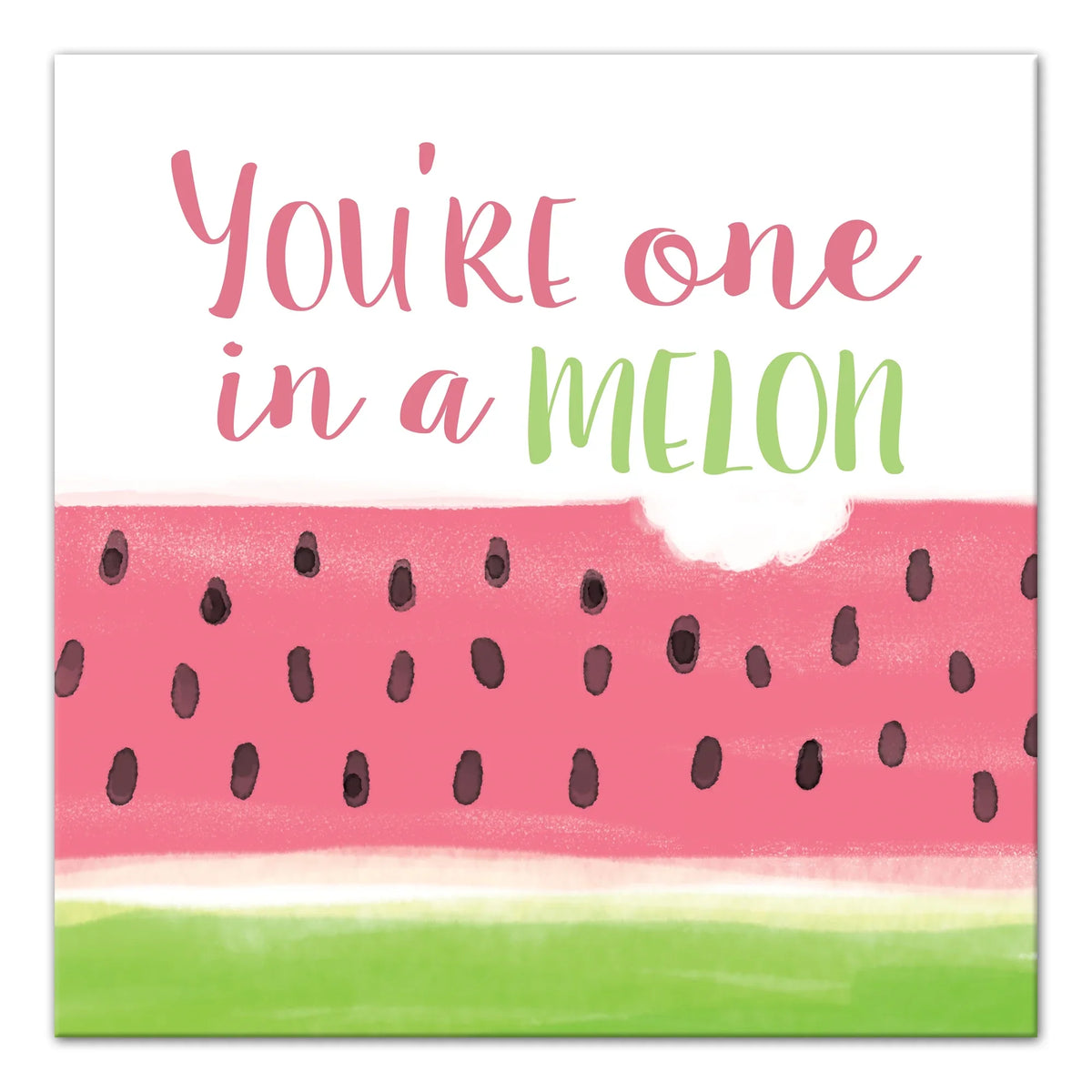 Creative Melon Art Products Canvas One in 20x20 Wall A