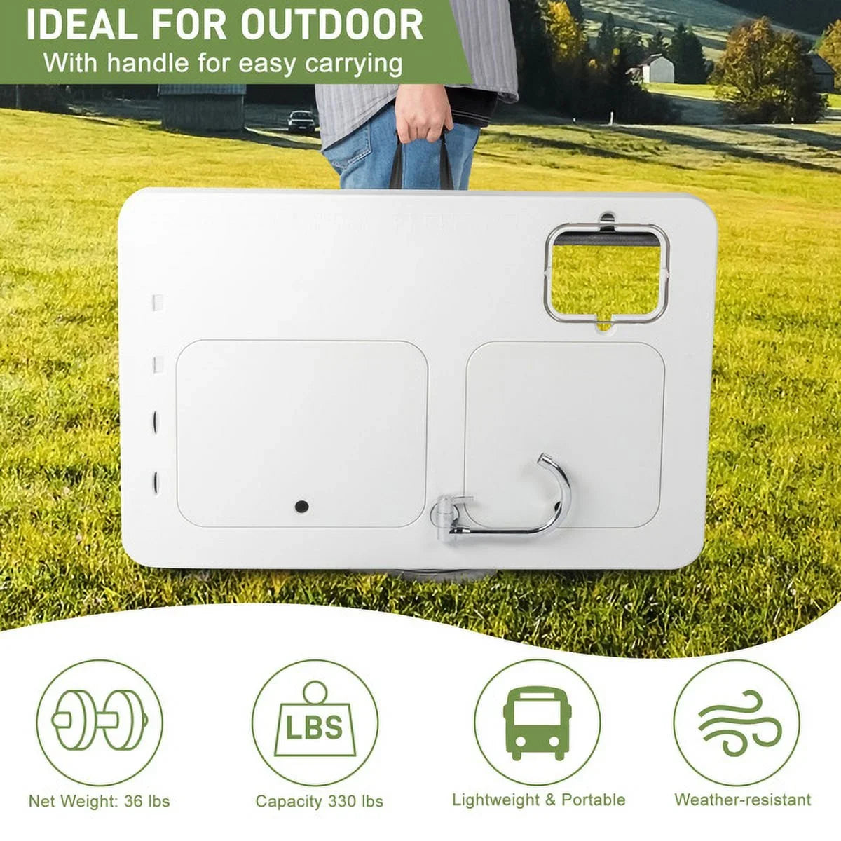 36.38 Outdoor outdoors Prepare Fish fresh fish with ease! - Cleaning - Table
