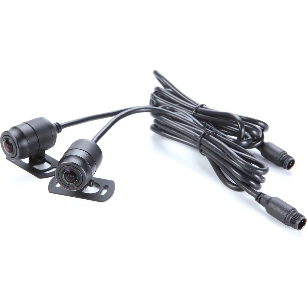 STZ-RFCC300 9ft Kenwood Cable with STZ-RF200WD GPS Rear-View with Motorsports (3m) Dash Extensional Cam and HD Kenwood a Camera