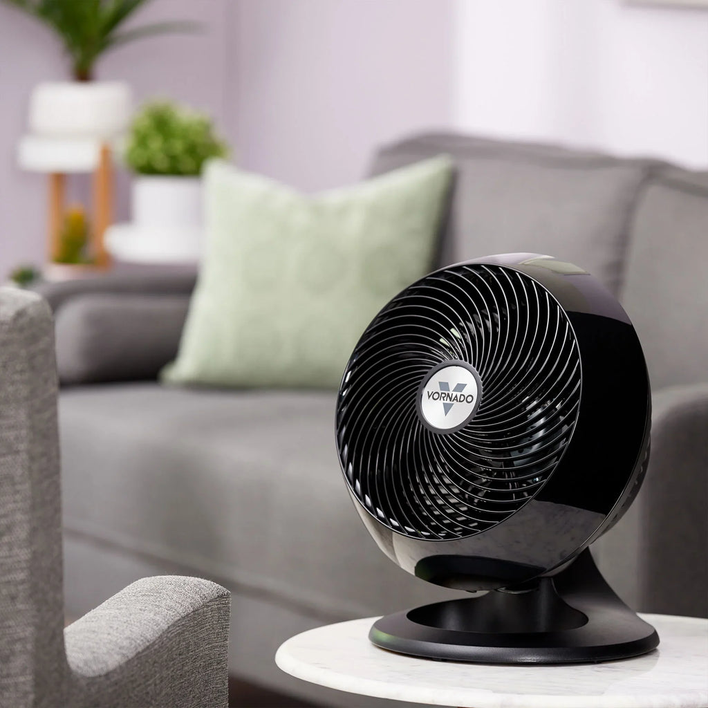 Large Speed 4 Fan, Whole Floor Circulator Room Air Vortex Black Vornado 660