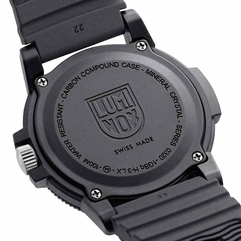 Band Men's Watch 0321.BO Turtle Black 0320 Giant Luminox Sea