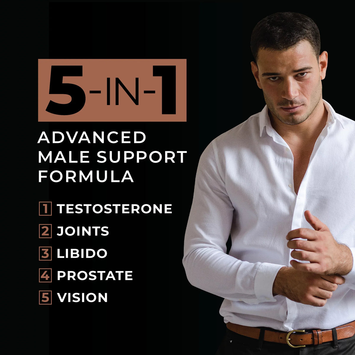 Boost, Support, Men's Health Testosterone Energy Nutrition Prostate, to 5-in-1 Libido, Booster Joint Vision Test Capsules) and Metis - Joint Health JXT5 Supplement and (90 and - Improve