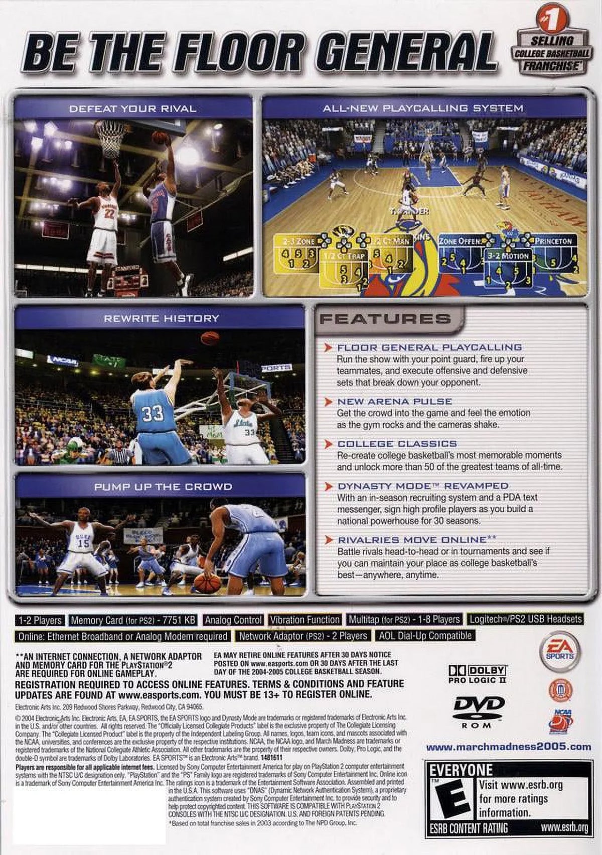 2 NCAA PlayStation - 2005 March Madness