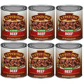 to of (24 oz Natural All 28 Can For 24 Survival and Backpacking Beef Eat- Camping Pack) Emergency Food Cans Ready Keystone Pack Hiking