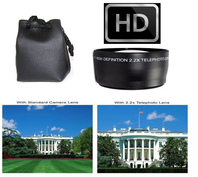 Def For Hi Pro Kit (37mm Compatible) Panasonic Angle DMC-GX85 Lens Wide Lumix DC-GX850 Telephoto &
