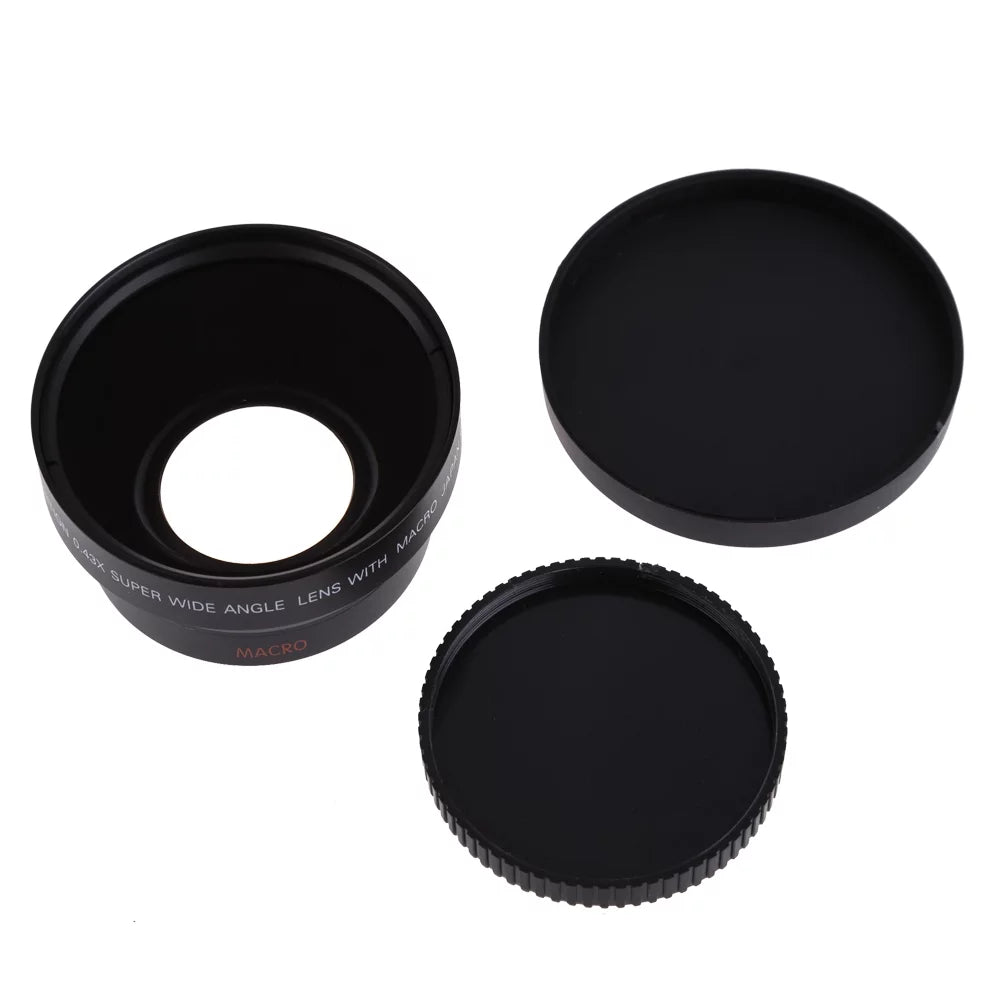 Lens and 0.43×SuPer Wide for Japan With Angle T5i Rebel T3i Macro OWSOO 18-135mm T4i Digital 70-300VR 17-85mm 67mm Definition High 18-105 Nikon Optics