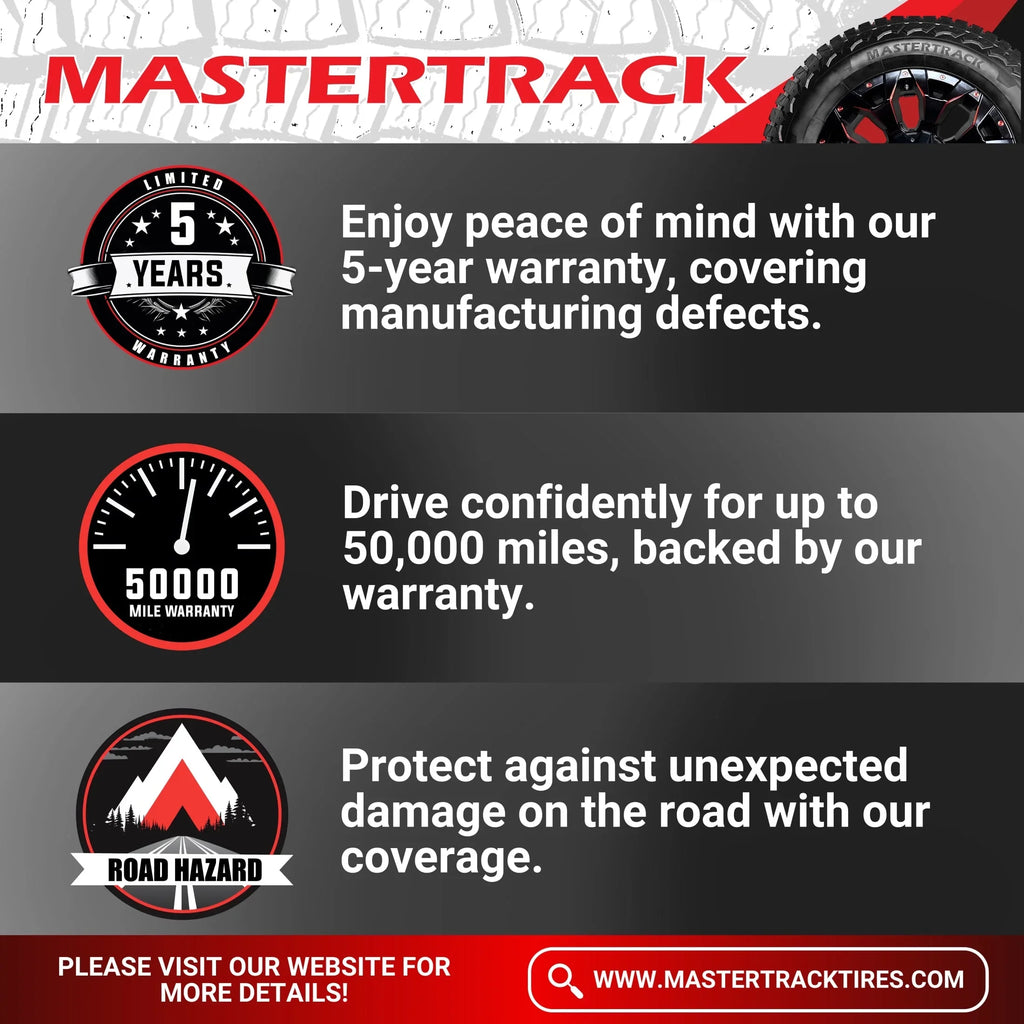 124S BADLANDS Ply Light AT Mastertrack 10 E SUV Tire LT265/70R18 Terrain 265/70/18(Tire Truck Only) All