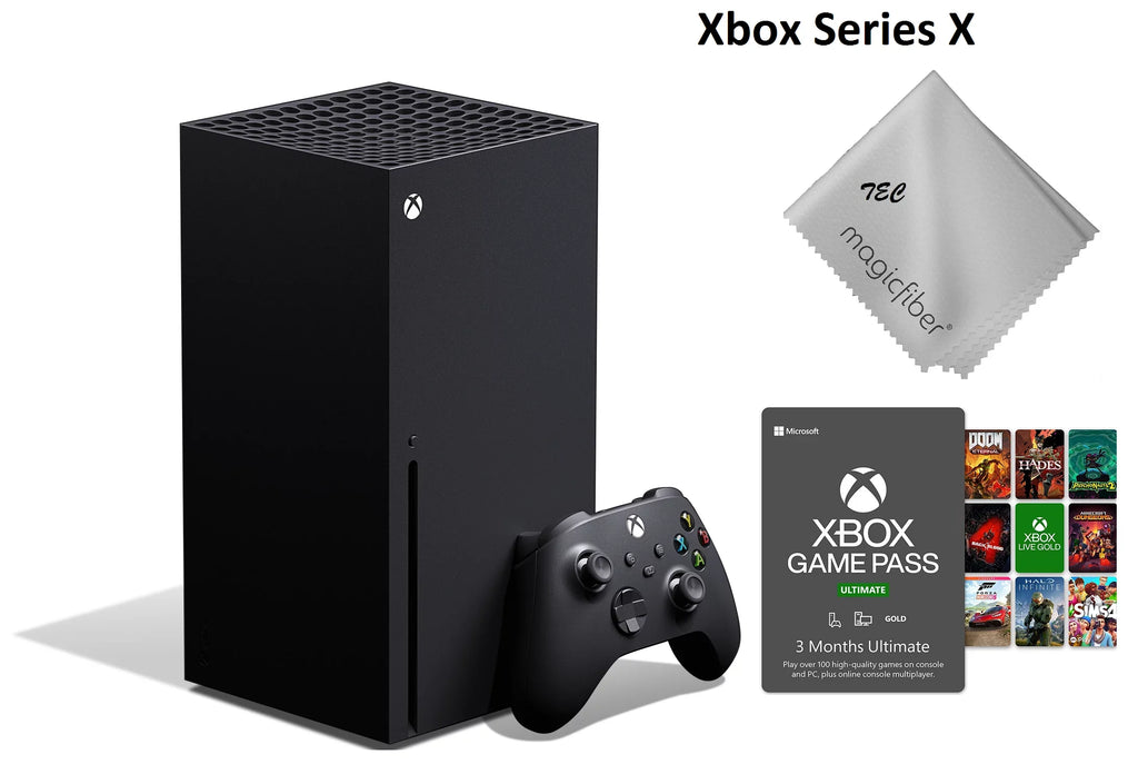 Gaming Newest Black Microsoft- TEC - SSD Console Game 1TB -X- Pass Xbox With 3-Month -Series- Bundle