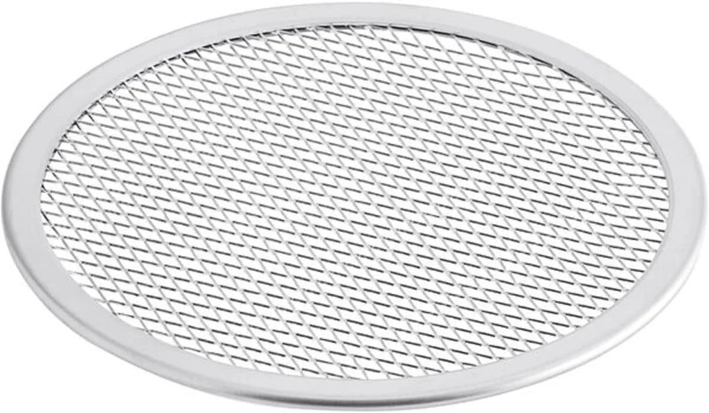 Screen Pizza Round Rim- Restaurants Pizzeria TrueCraftware- 2 15” Baking of Tray Pan Round Pizza Home Set & for Seamless Pizza Kitchen Bakeware Baking Tray Aluminum Screen