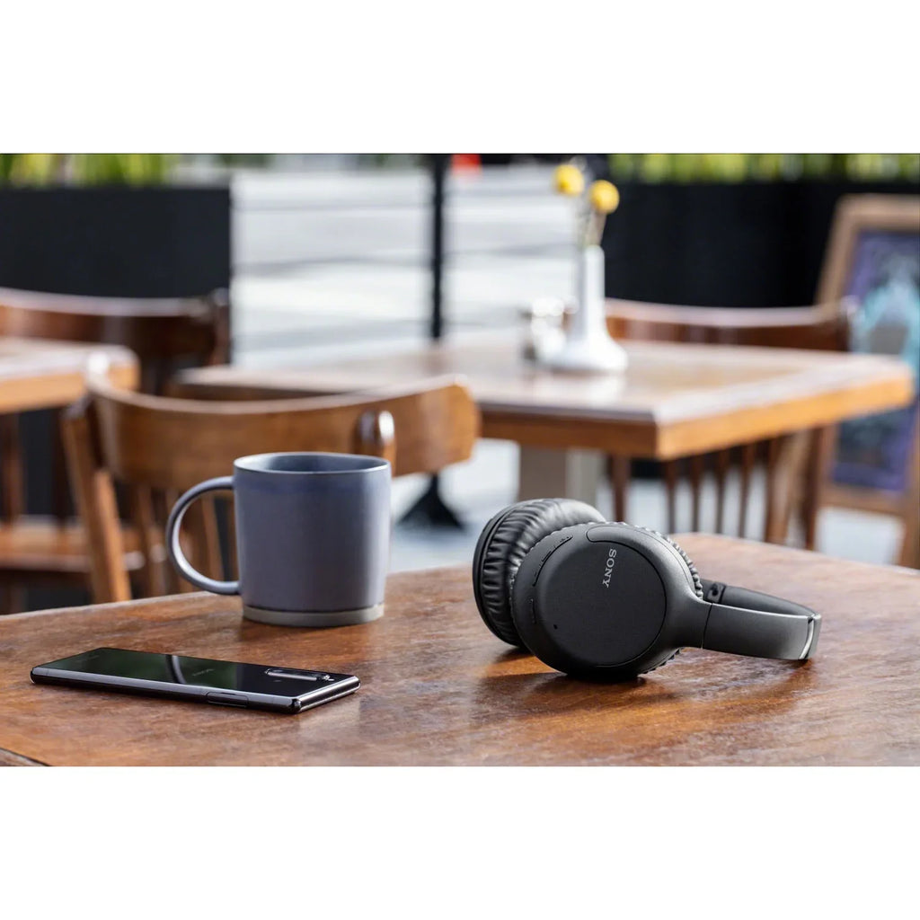 Deco Noise-Canceling Headphones the Case WHCH710N Bundle for with Wireless Headphones Stand Sony Gear WH-CH710N (Black) Model Headphone and