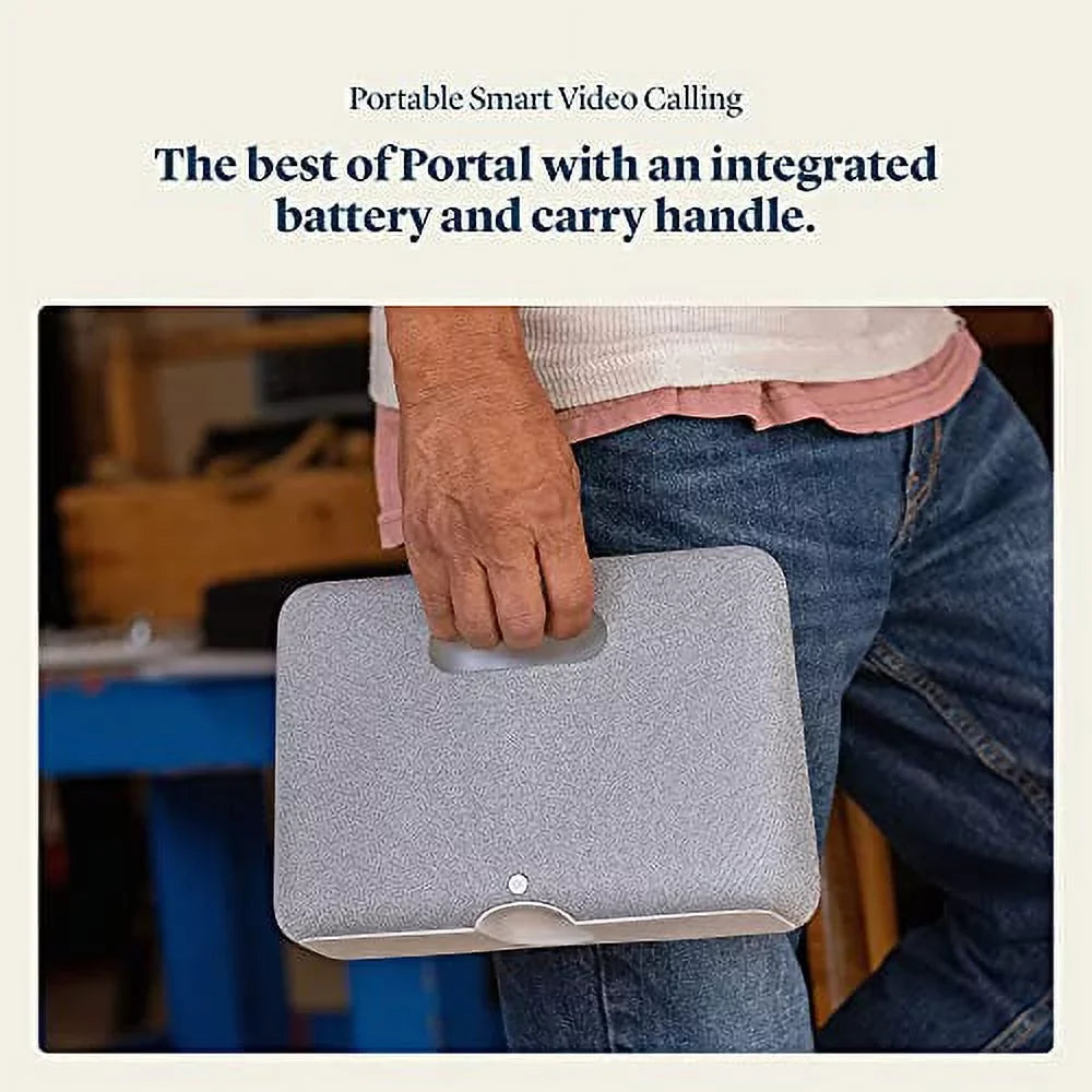 Video with Meta Portal Screen Go Battery 10” Smart Calling Portable - Touch