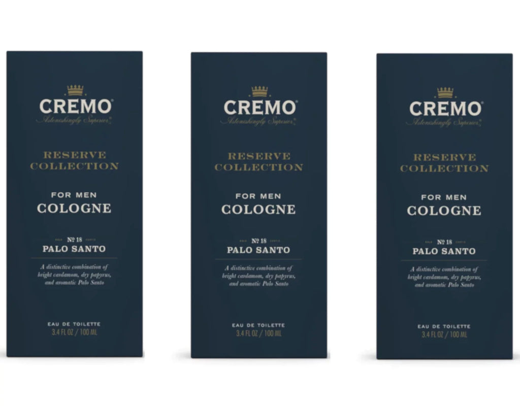Reserve of 18 Pack Oz. Collection No. 3.4 Men Santo, For Palo Cremo Fl. Cologne 3 -