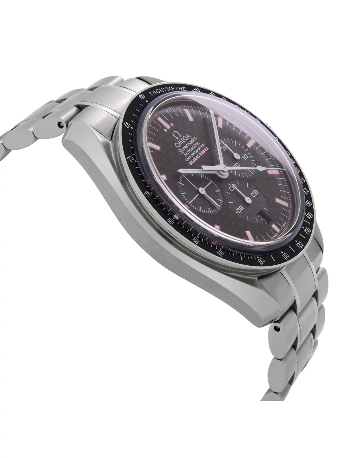 Chronograph Automatic Mens Omega Carbon Speedmaster Watch 3552.59.00 Racing Dial