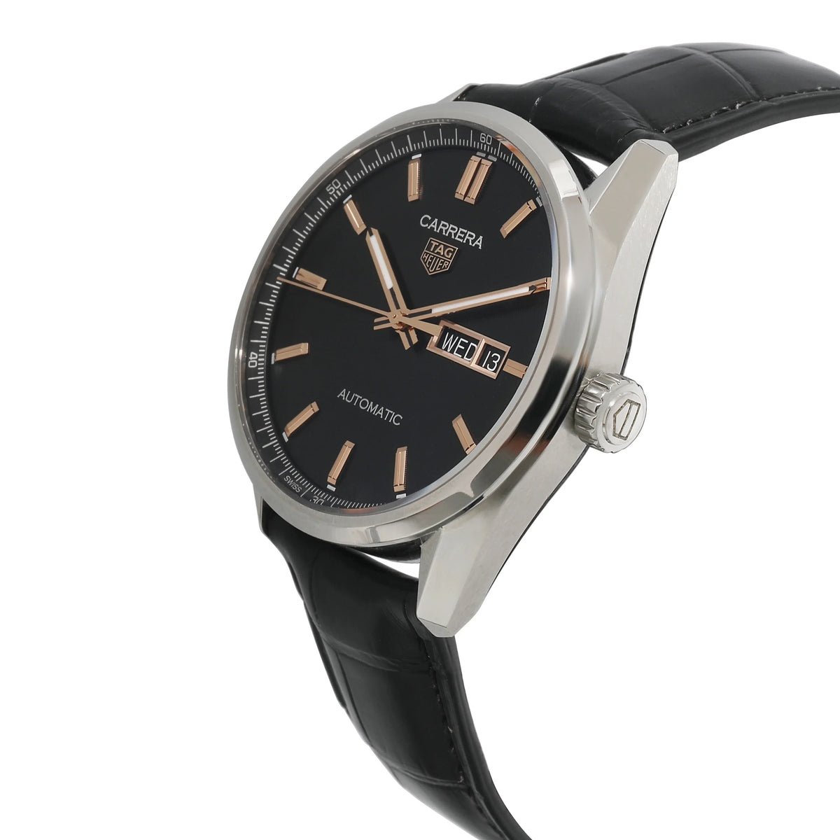Stainless Carrera WBN2013.FC6503 Heuer Watch in Men's Steel Pre-Owned Tag