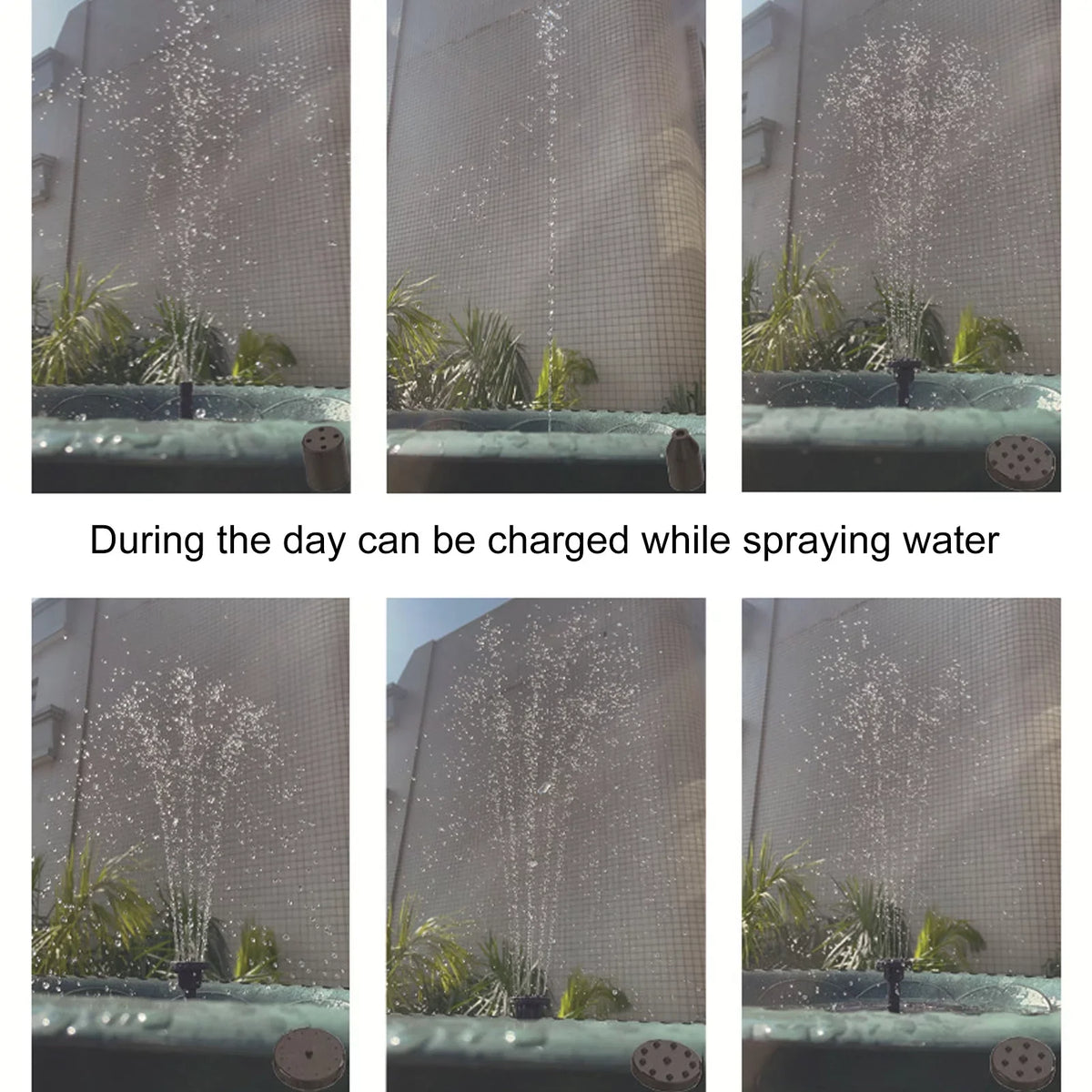 Pump Pool Bird Goldmeet Efficiency Fountain Pond Outdoor for Solar Solar Garden Fountain High Powered Bath Professional Landscaping
