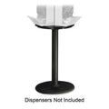 Stand - Height Dixie Smartstock Dispenser - Ultra 18" GP for Carousel Pro Black x Metal 28.5" Width by