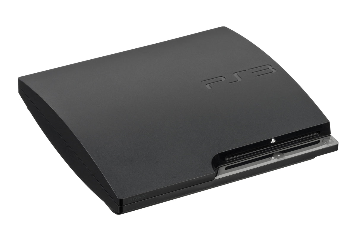 Controller (Refurbished) Game PlayStation Black 120GB PS3 3 Video Slim HDMI Restored Sony Console