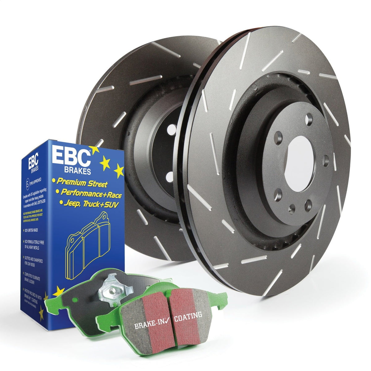 Kits S2KF1381 Civic Greenstuff S2 Rotors USR Brakes EBC CSX 2000 Fits and RSX