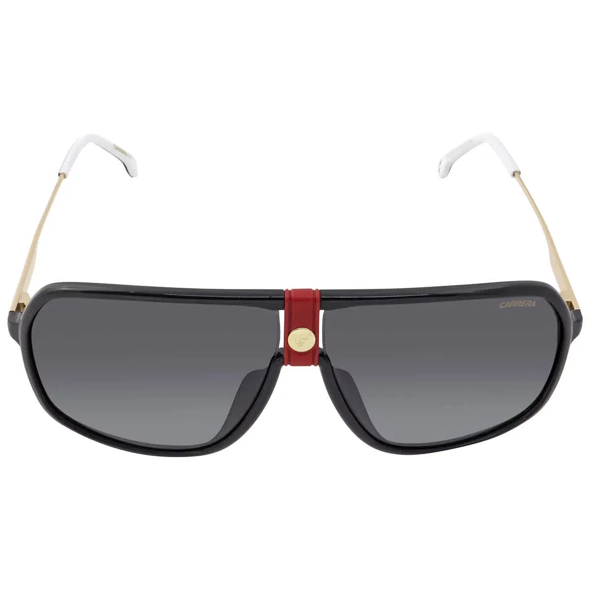64mm, 1019/S 10mm Sunglasses, Pilot Carrera Gold/Gray Shaded,