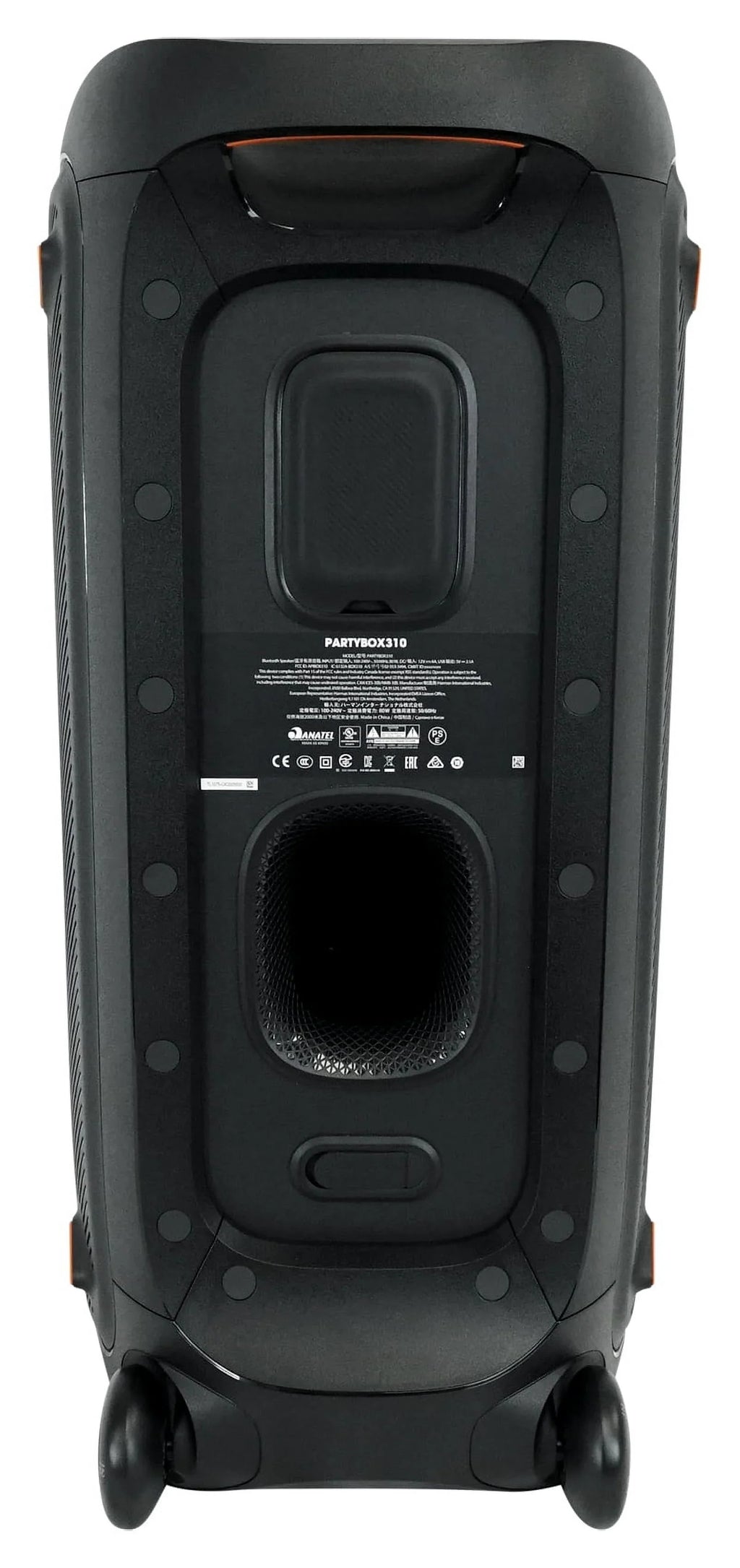 Speaker+Mic JBL RGB Box Rechargeable Partybox Party 310 Bluetooth LED Portable