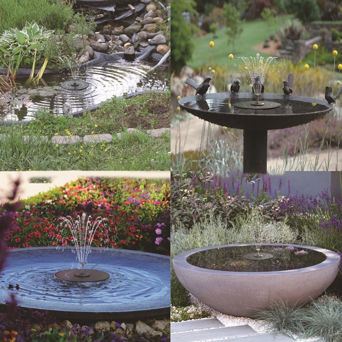 Pump Pool Bird Goldmeet Efficiency Fountain Pond Outdoor for Solar Solar Garden Fountain High Powered Bath Professional Landscaping