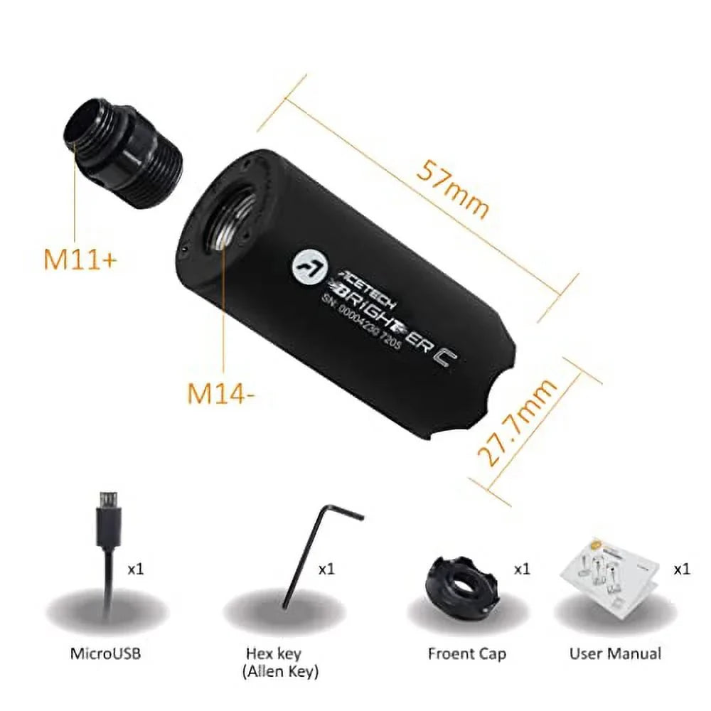 Rechargeable C M14- Tracer ACETECH-Brighter CW M11+ Unit, Lion-Battery and CCW,