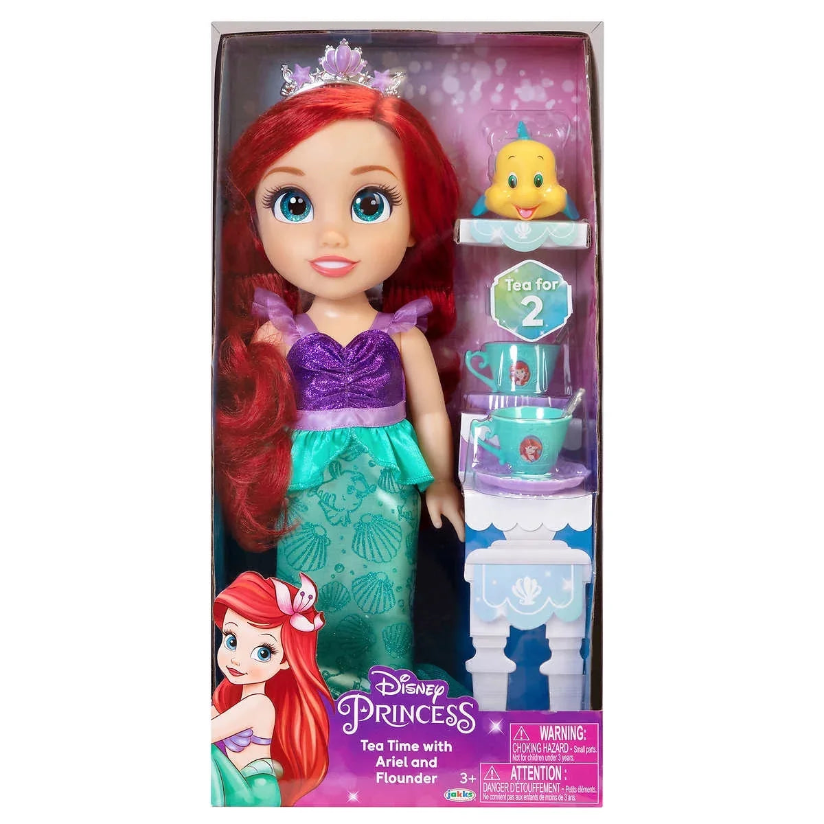 And Flounder Time Disney W Princess Tea Doll Ith Ariel
