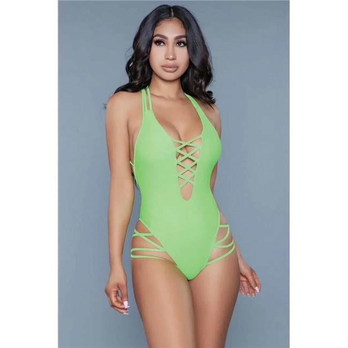 BeWicked Swimsuit, Extra Lime Womens - 1977 Amaya Large