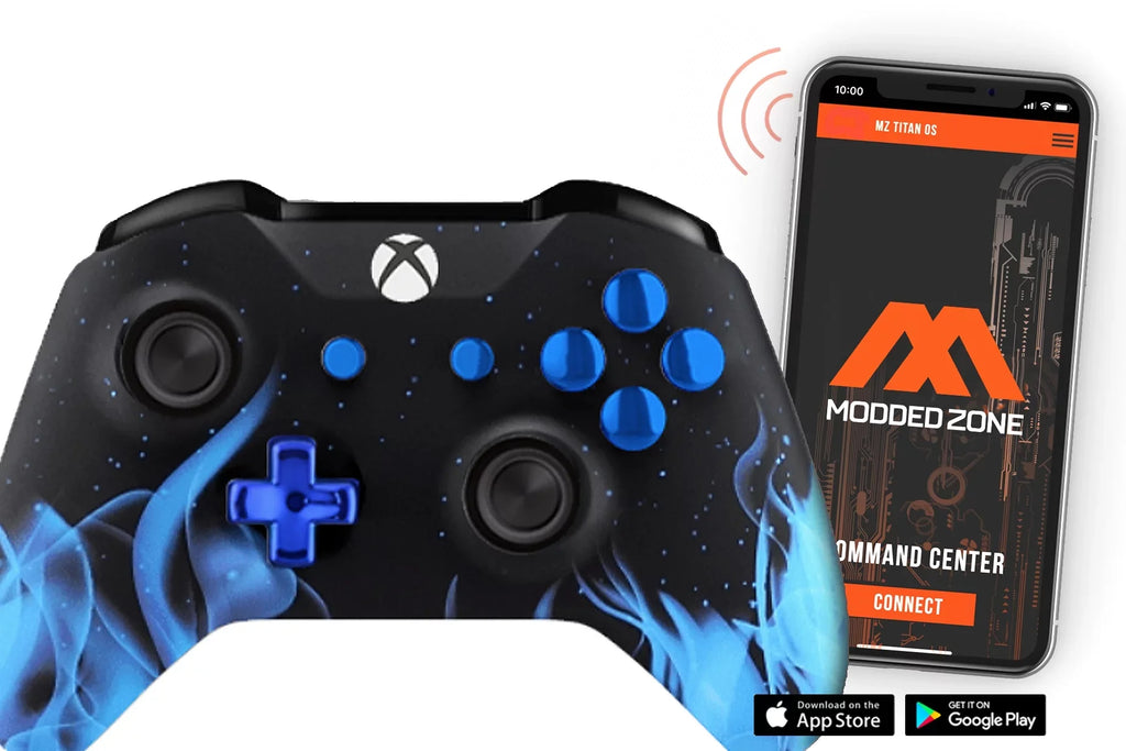 SMART FPS Fire Controller. Fire Soft Warzone blue) Custom S Blue (Matte Rapid Modded mods. One Xbox COD