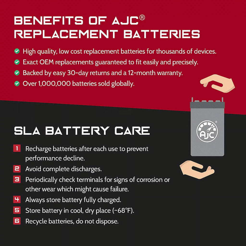Brand Personal All Bombardier an AJC Battery 12V - Watercraft Models Replacement Replacement 1500CC (1988-1993) This Is